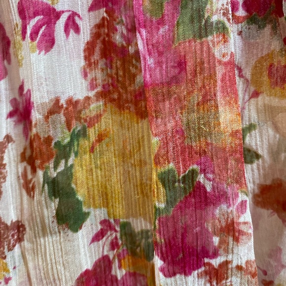 Sundance Vibrant Floral Full Length Vest - Picture 5 of 9